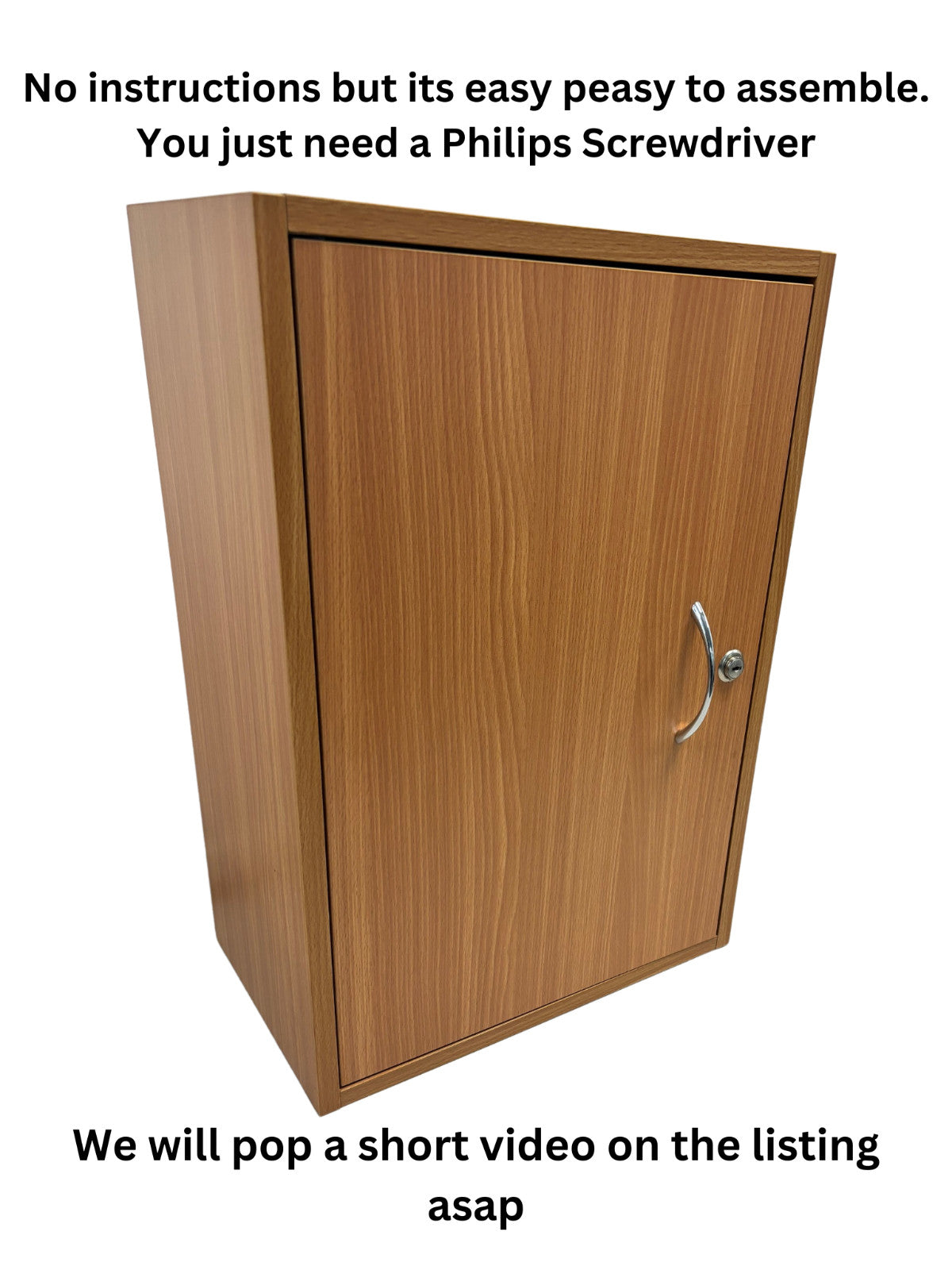 2 x Wall Cupboards Lockable Flat Pack 56/38/24 Quality Versatile Office
